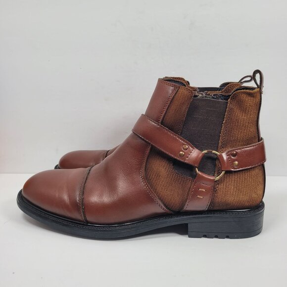 Arkbird Men\'s Brown Leather Ankle Boots FZN2019812 US Size 10 main image 9